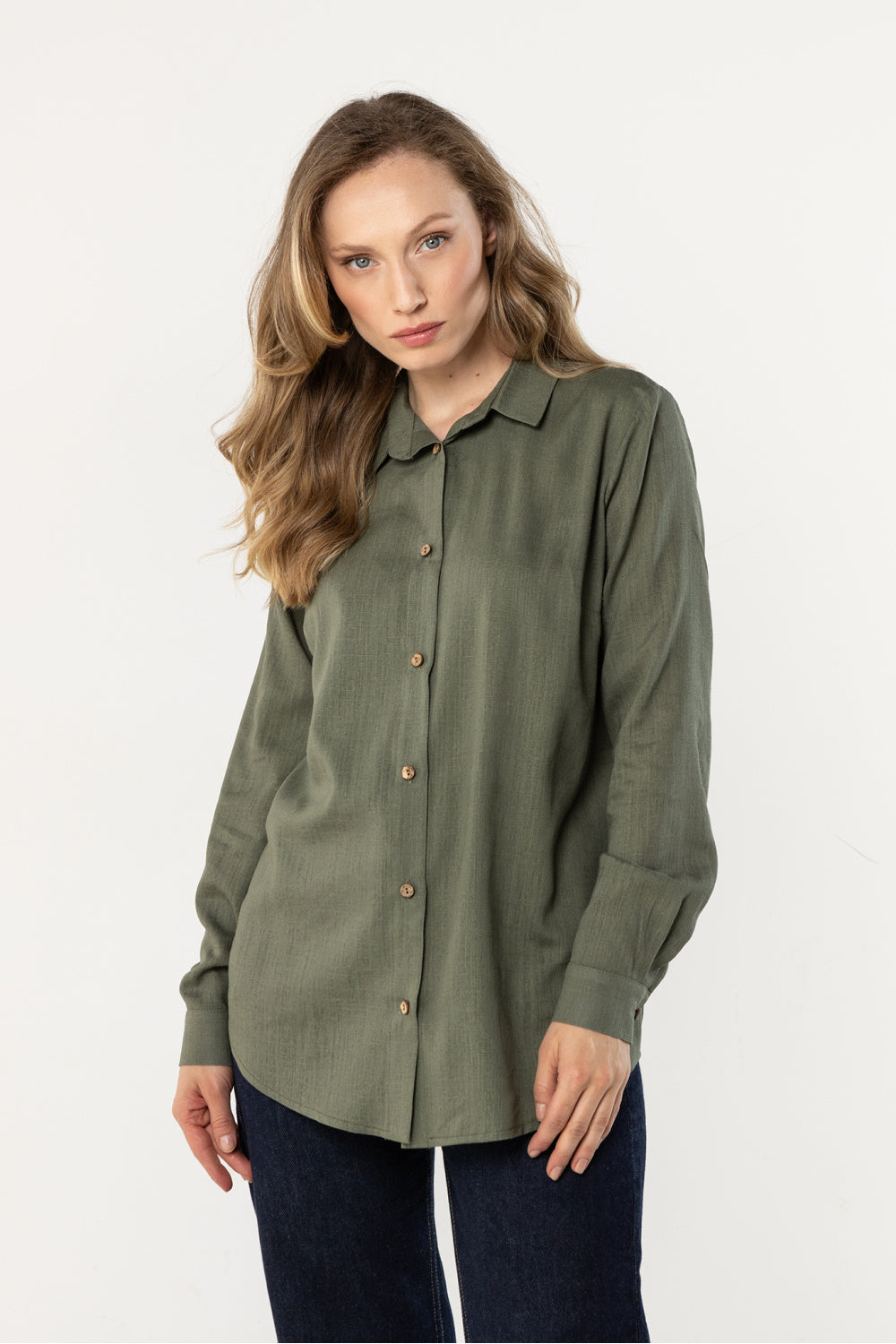 Blouse femme awama — vert