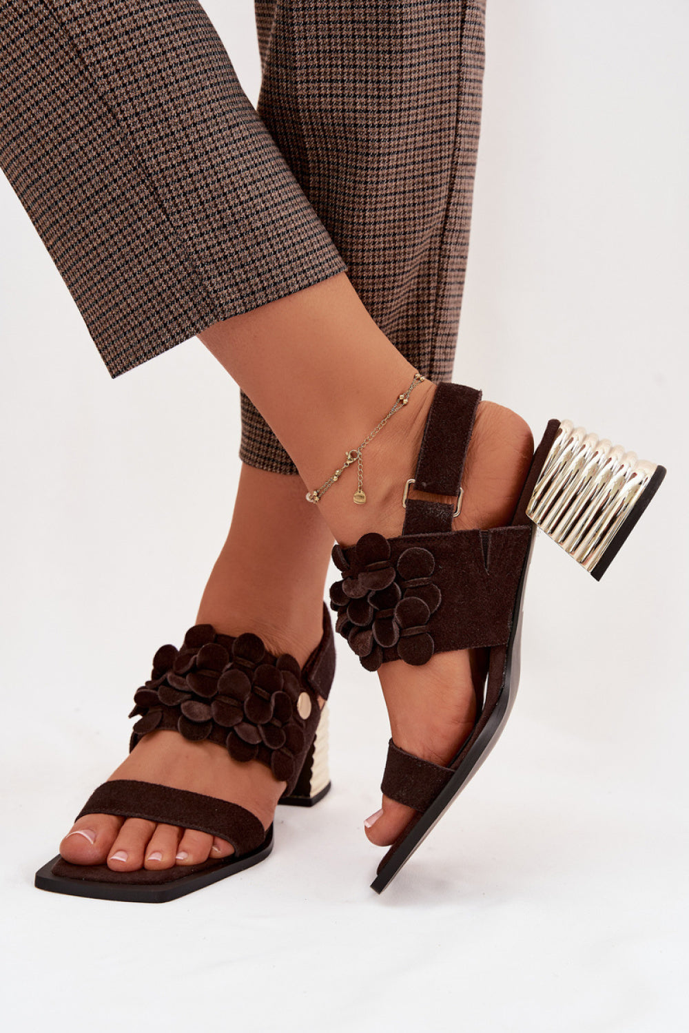 Sandales femme Step in style À Talons À — brun