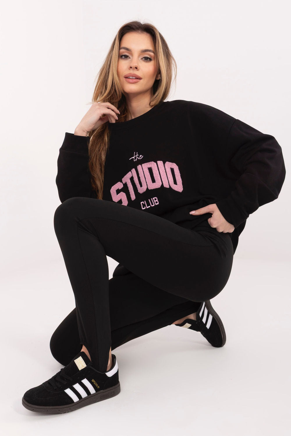 T-shirt femme Relevance Sweatshirt Sweatshirt — noir