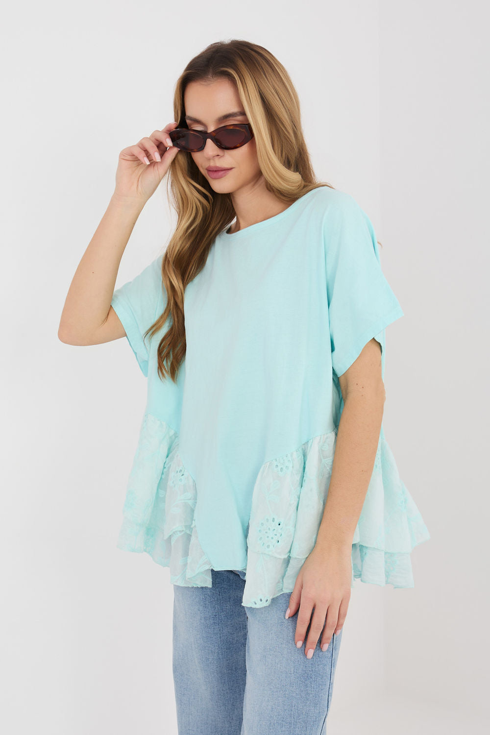 Blouse femme Italy Moda Chemisier Chemisier — vert