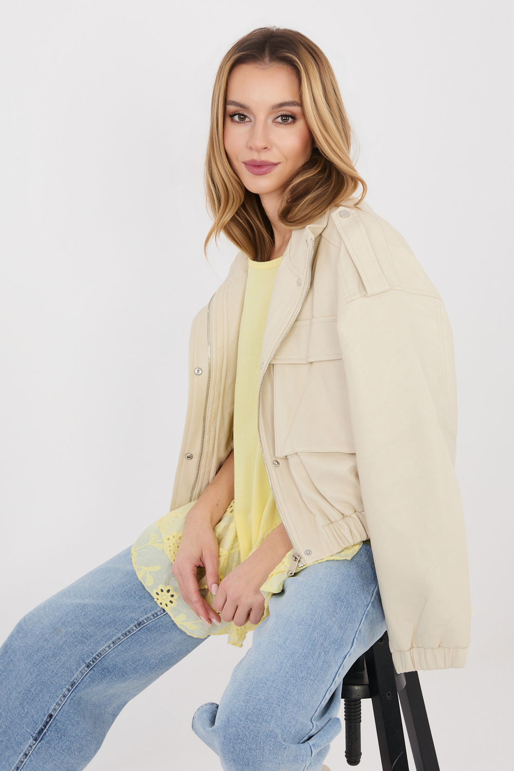 Blouse femme Italy Moda Chemisier Chemisier — jaune
