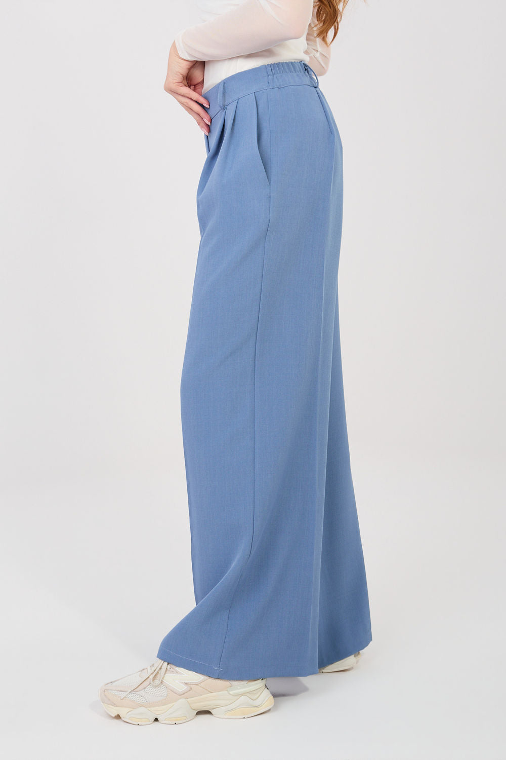 Chaussures à talons femme Rue Paris Pantalon Pantalon — bleu