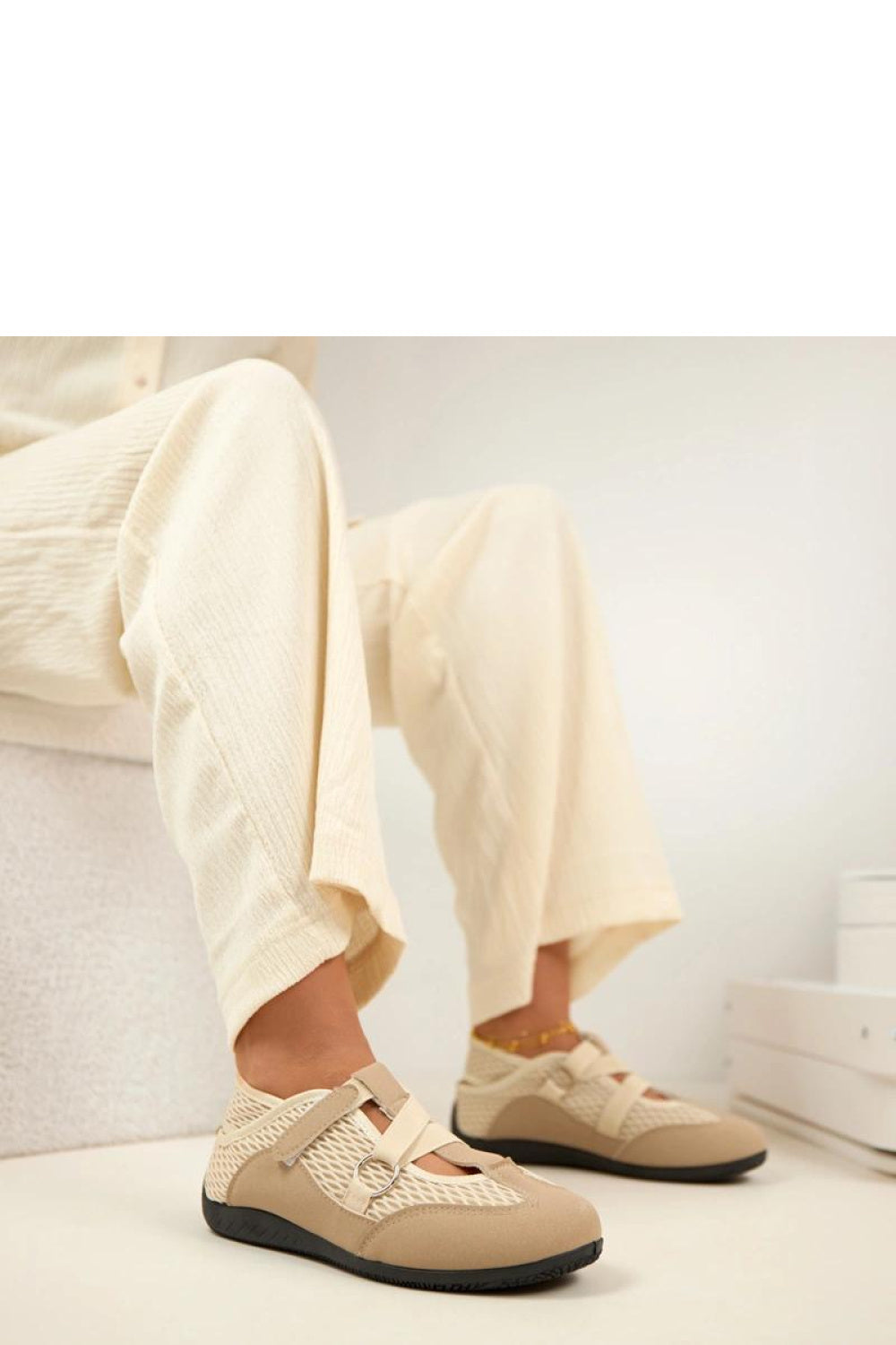 Ballerine femme Solea — beige