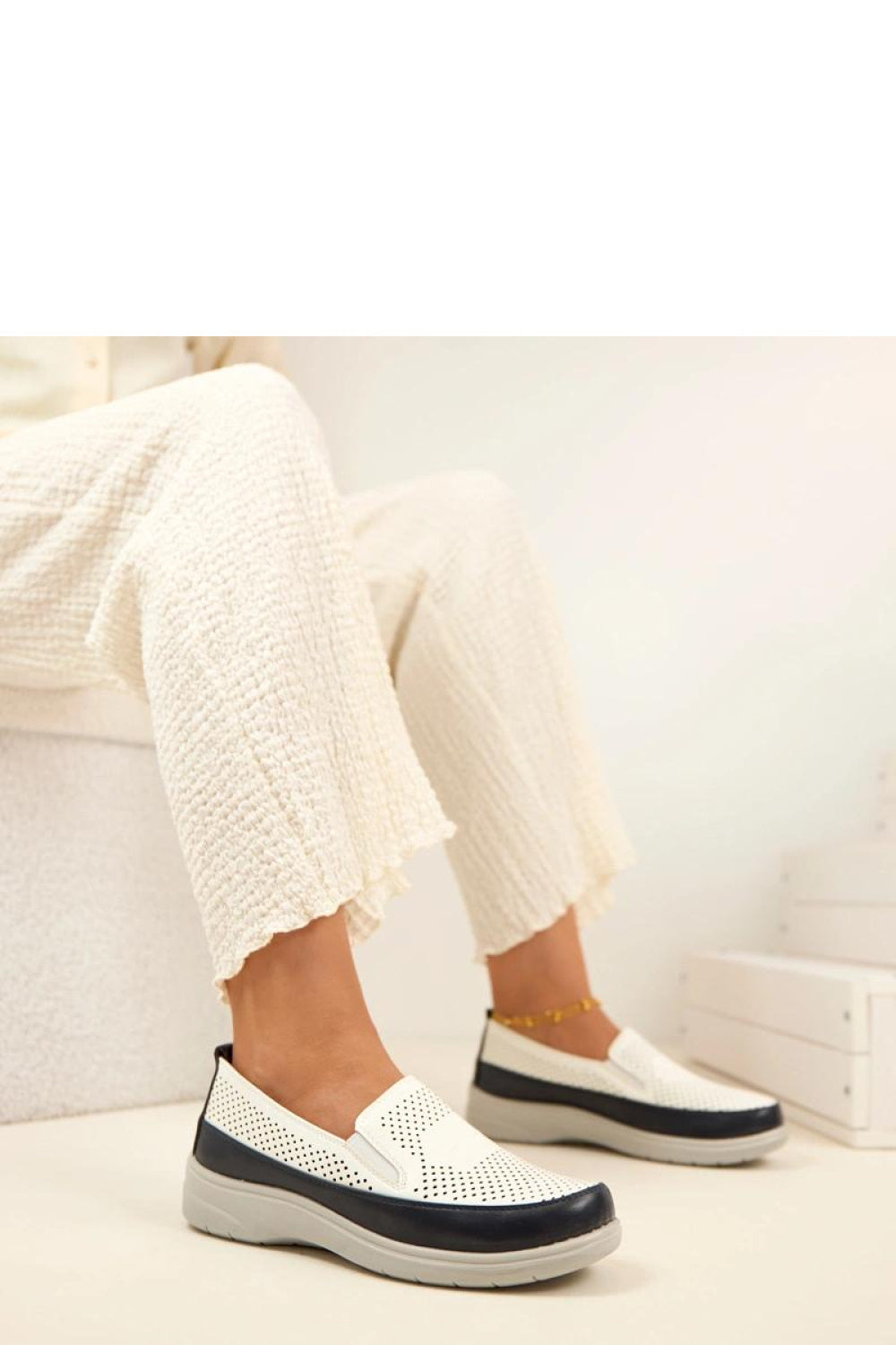 Bottes femme Solea Chaussures Basses Chaussures — blanc