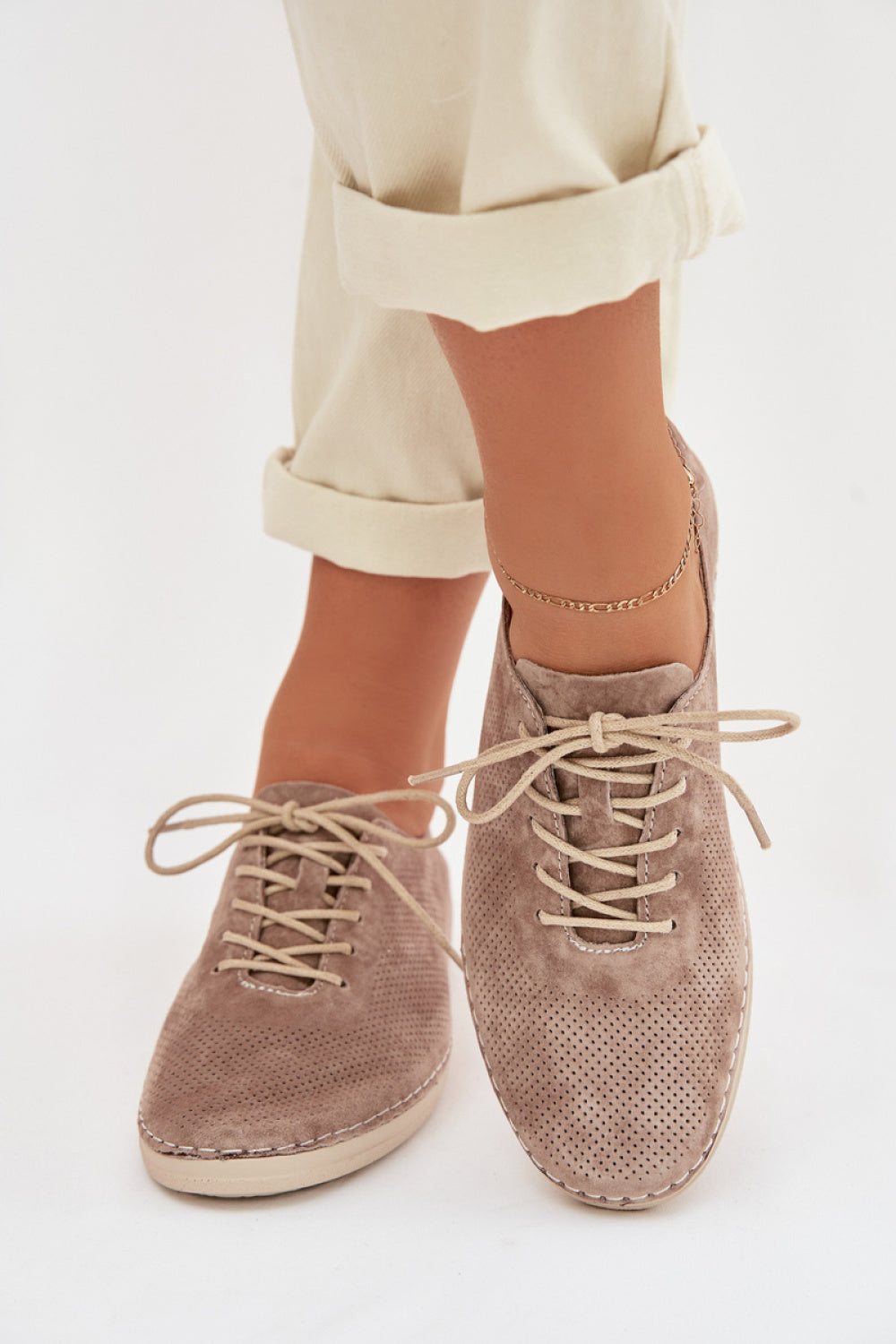 Bottes femme Step in style Chaussures Basses Chaussures — beige