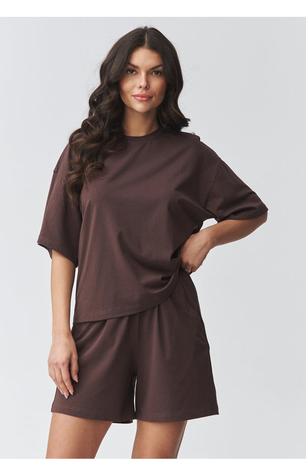 Ensemble lingerie femme Makadamia L Ensemble L — brun