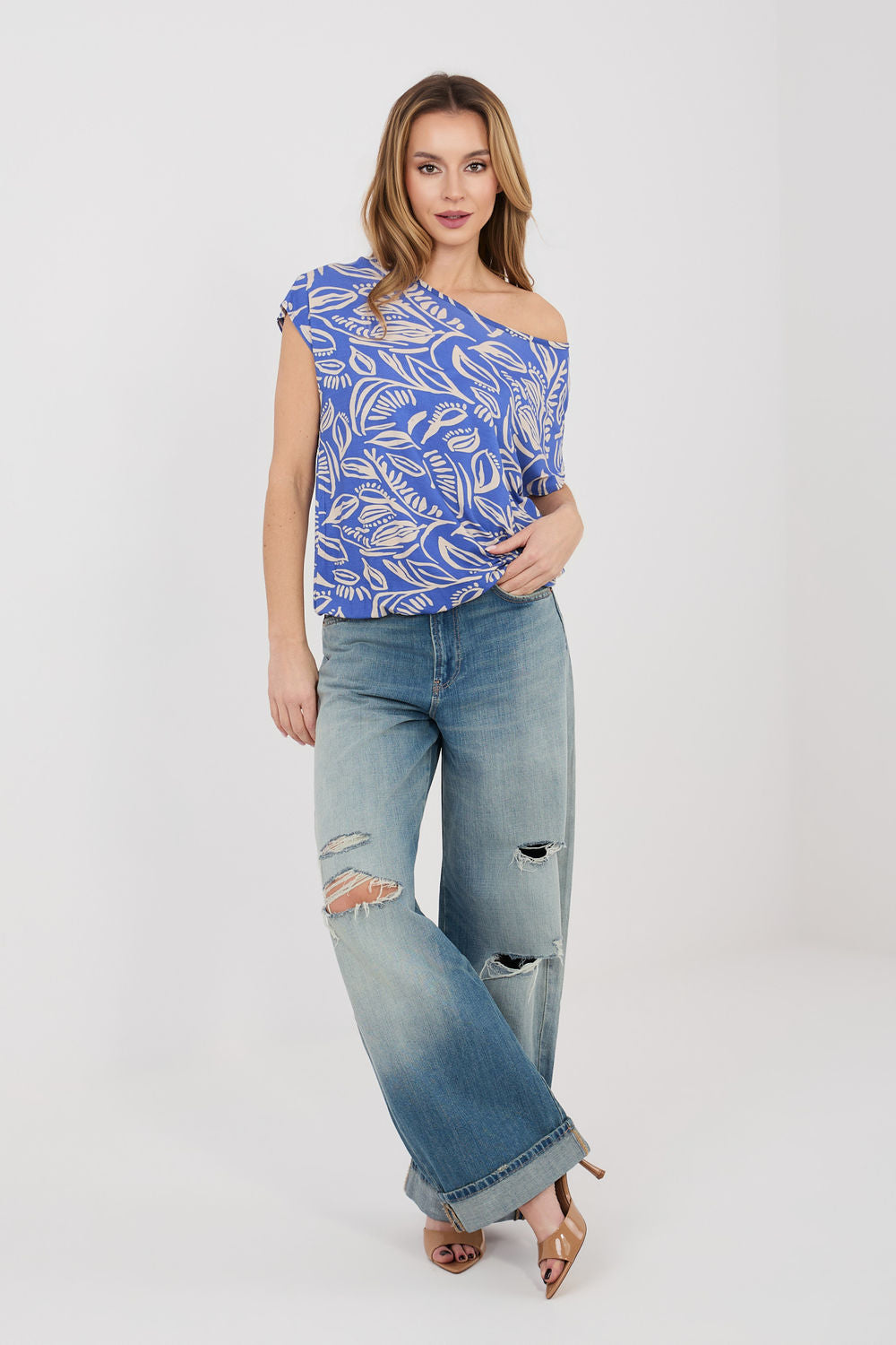 Blouse femme Sublevel Chemisier Chemisier — bleu
