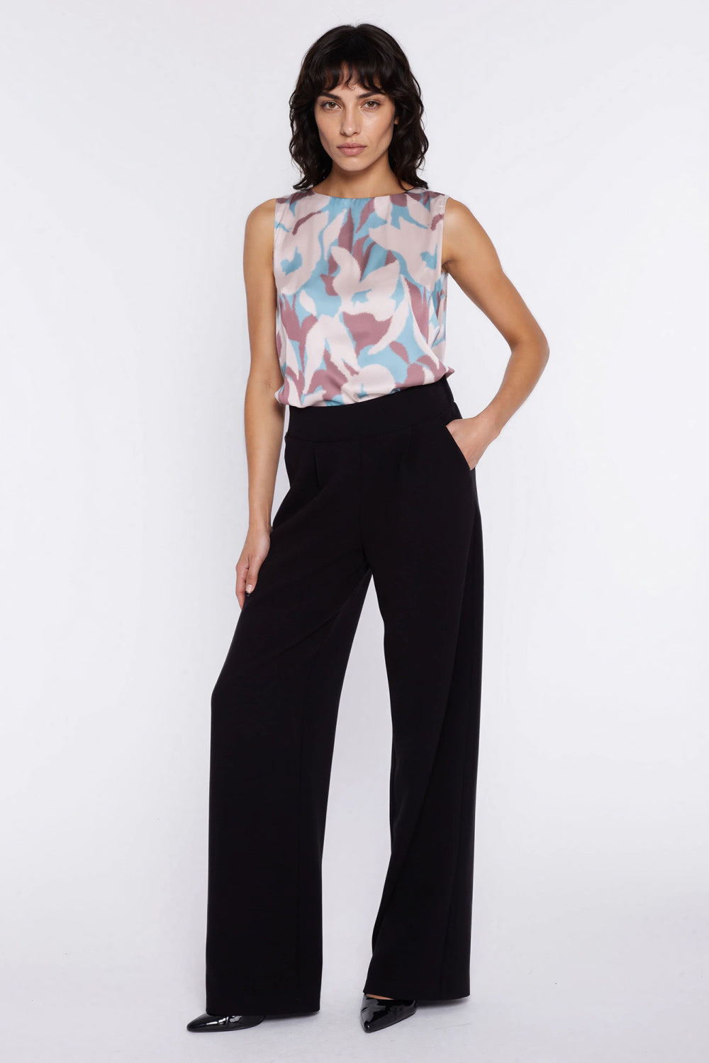 Chaussures à talons femme Nife Pantalon Pantalon — noir