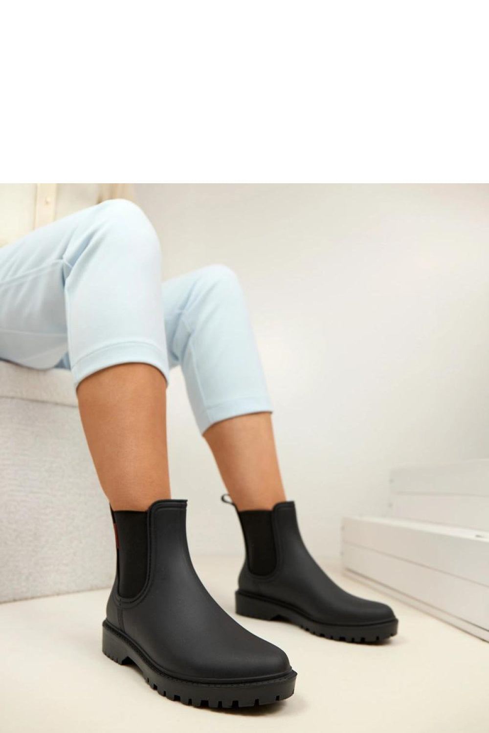 Bottes femme Solea En Caoutchouc En — noir