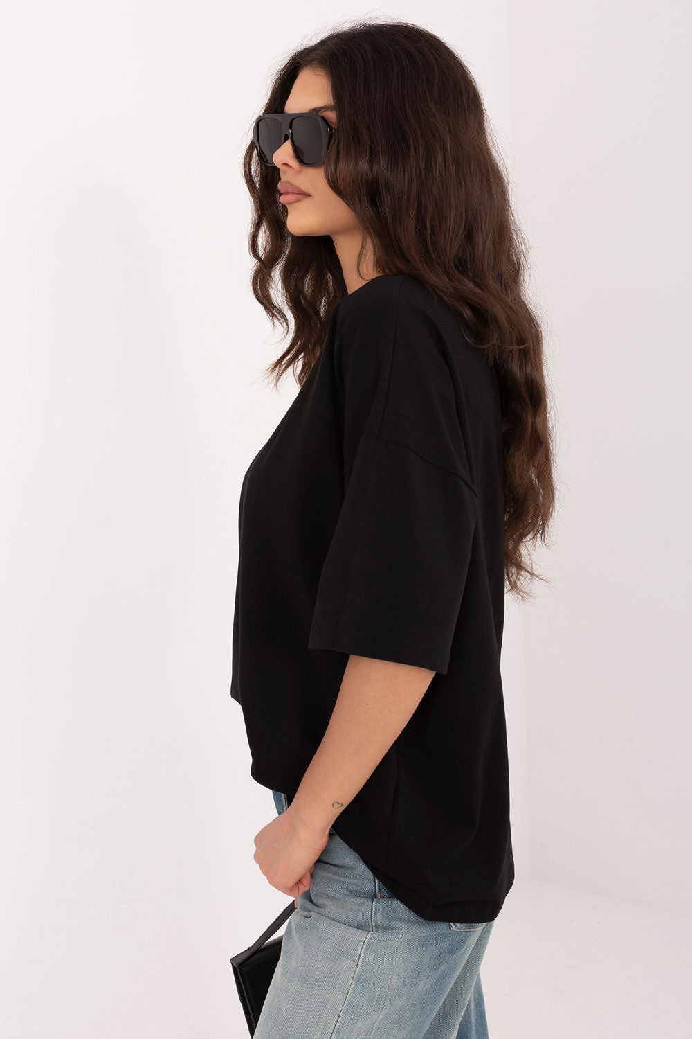 Blouse femme Rue Paris T Shirt T — noir