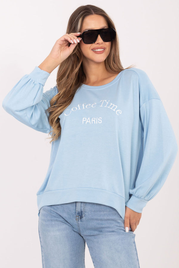 T-shirt femme Rue Paris Sweatshirt Sweatshirt — bleu