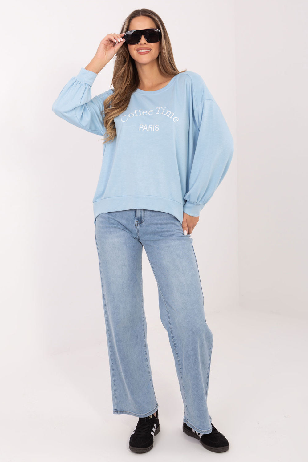 T-shirt femme Rue Paris Sweatshirt Sweatshirt — bleu