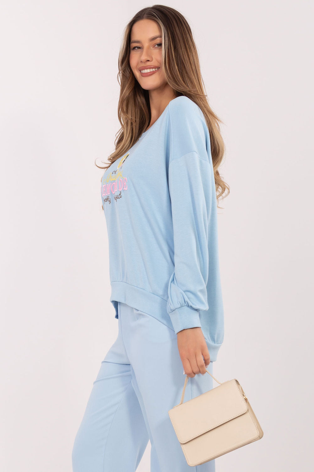 T-shirt femme Rue Paris Sweatshirt Sweatshirt — bleu