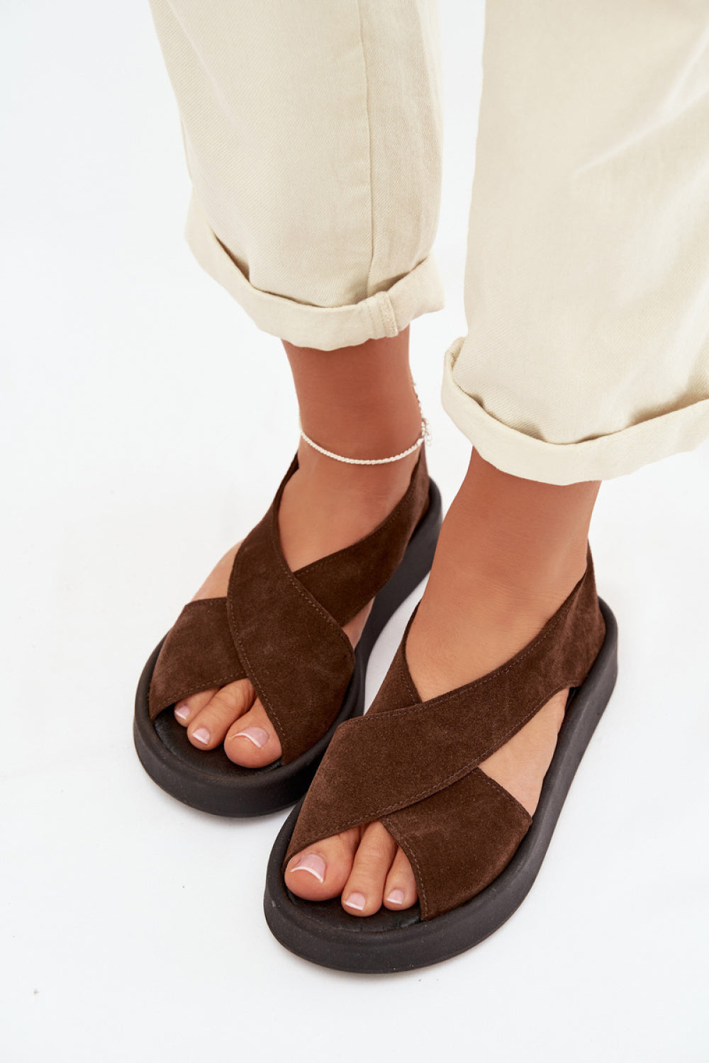 Sandales femme Step in style — brun
