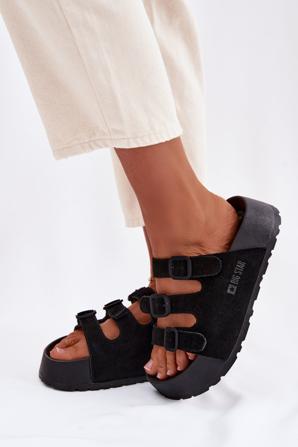 Sandales femme Step in style À Plateforme À — noir
