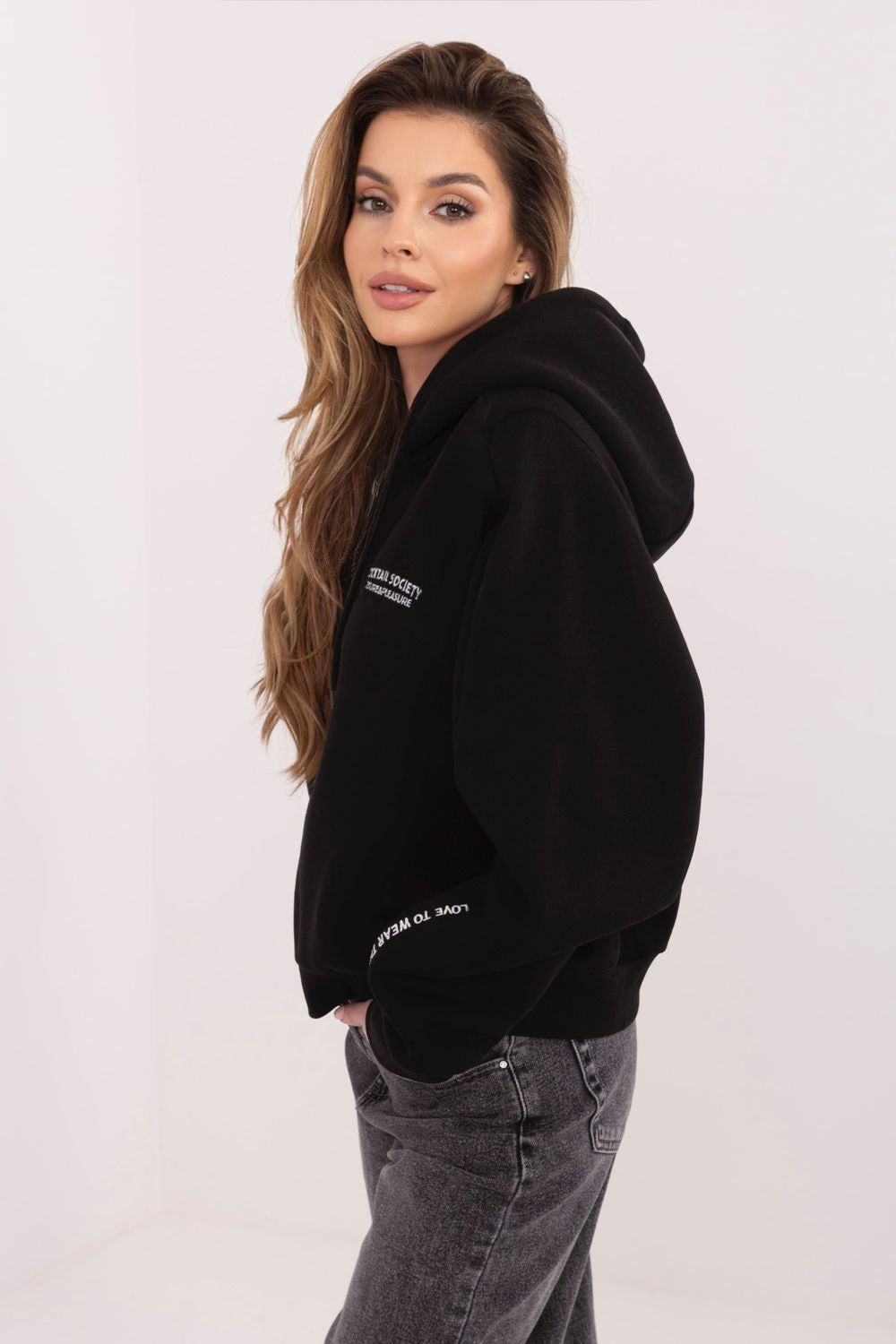 T-shirt femme Sublevel Sweatshirt Sweatshirt — noir