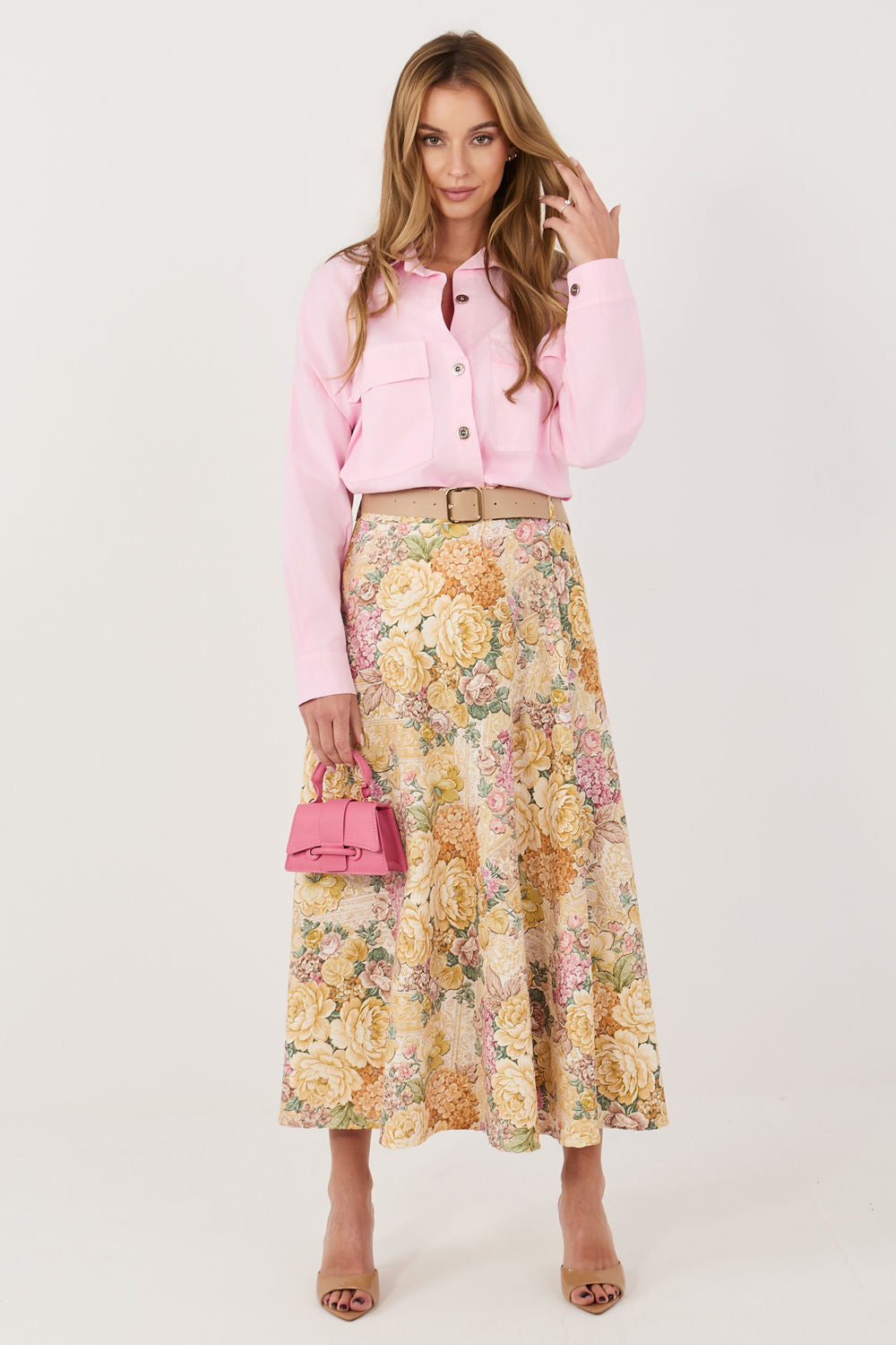 Jupe femme Italy Moda — jaune