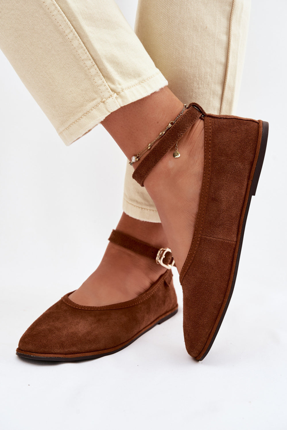 Ballerine femme Step in style — brun