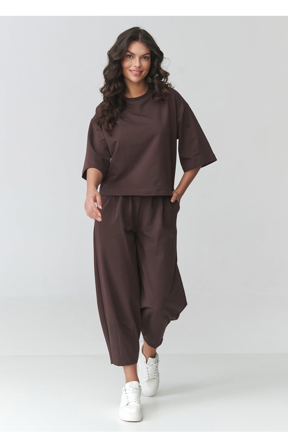 Ensemble lingerie femme Makadamia L Ensemble L — brun