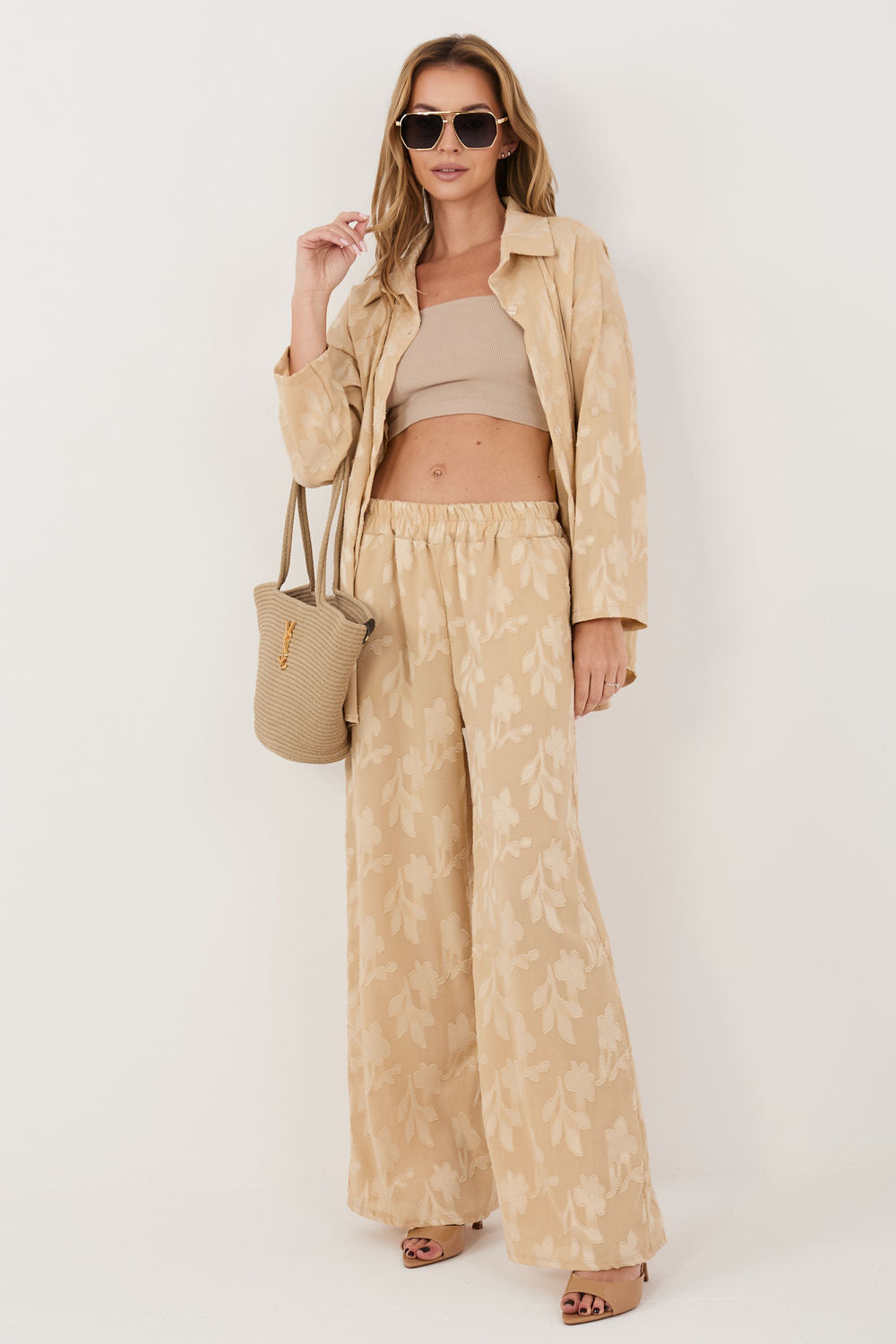 Ensemble lingerie femme Rue Paris L Ensemble L — beige