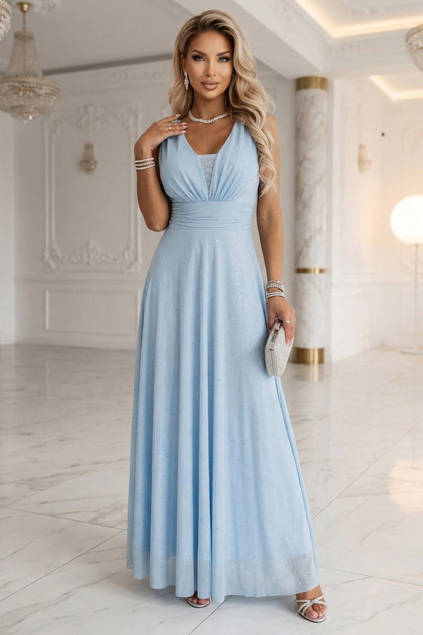 Robe femme Numoco Longue Longue — bleu