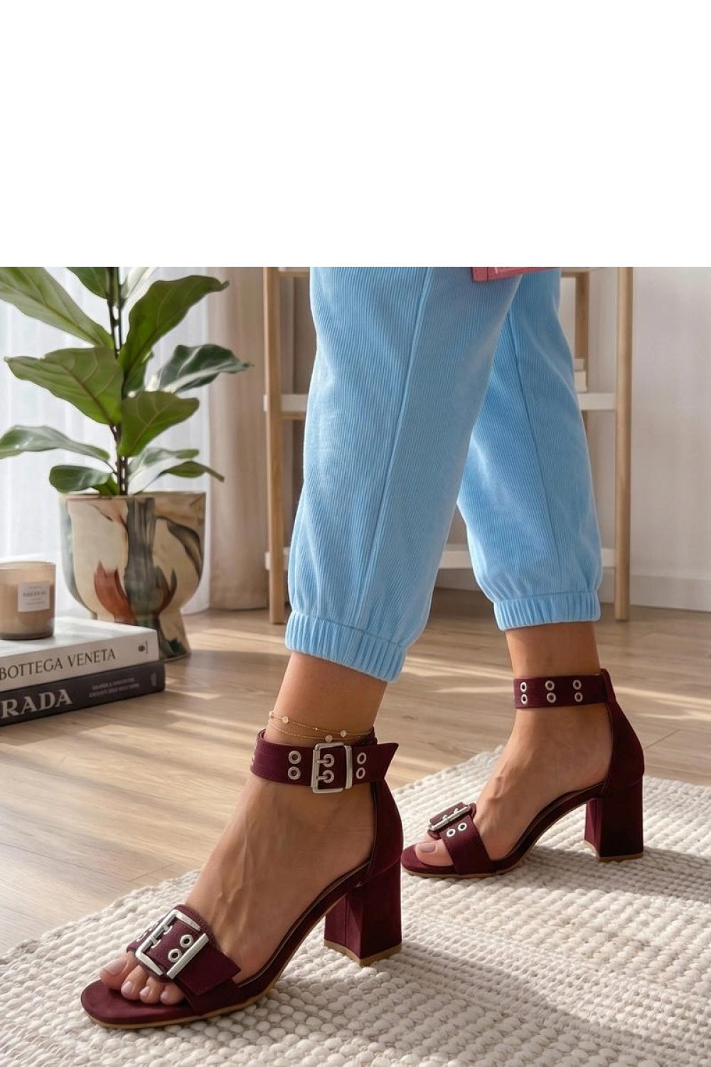 Sandales femme Solea À Talons À — rouge