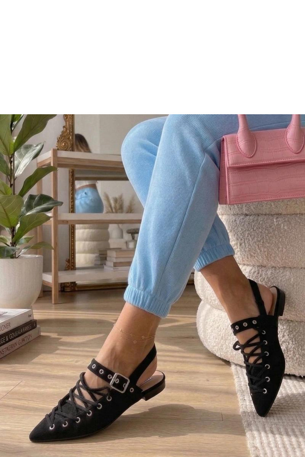 Ballerine femme Solea — noir