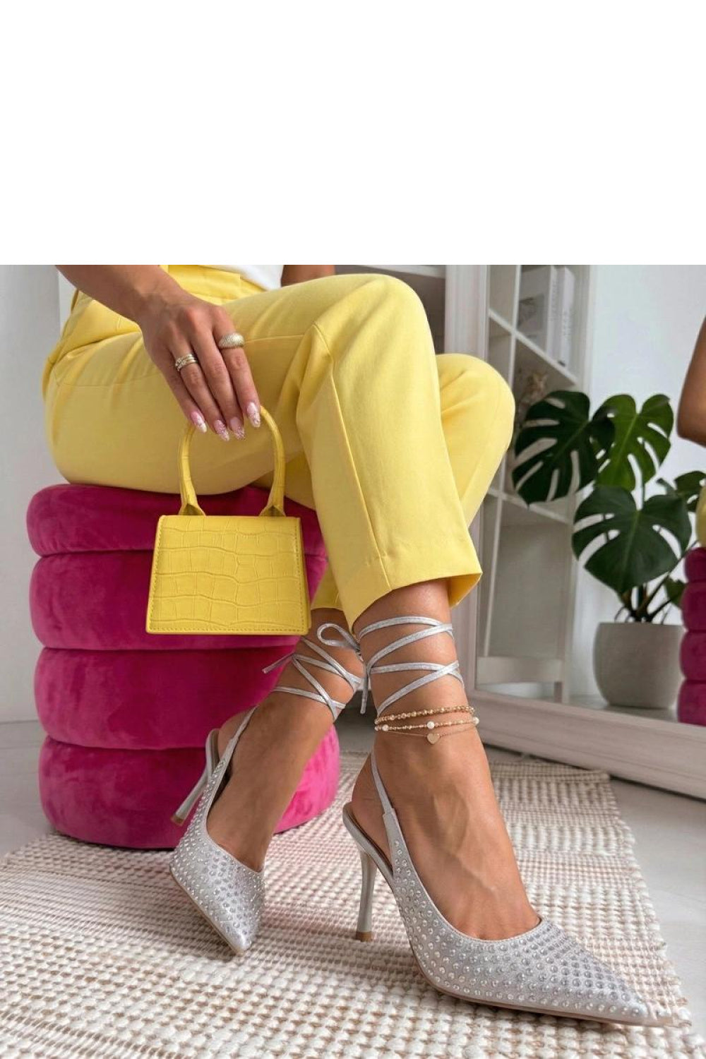 Chaussures à talons femme Solea Talons À Lacets — gris