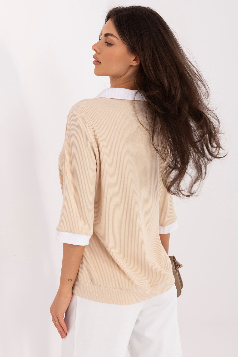 Blouse femme Lakerta Chemisier Chemisier — beige