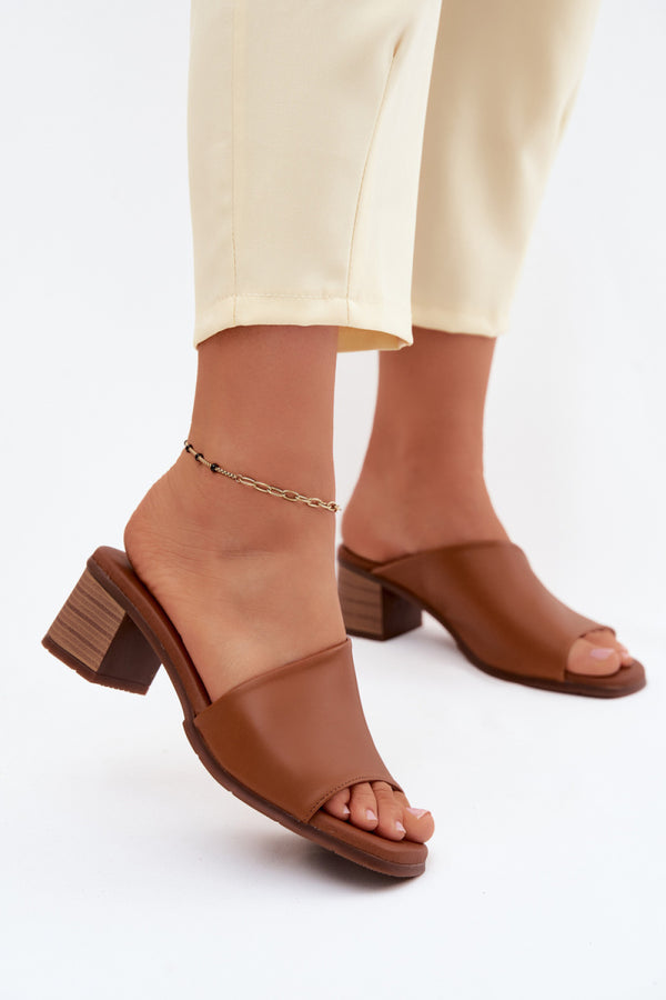 Sandales femme Step in style Des Mules À — brun