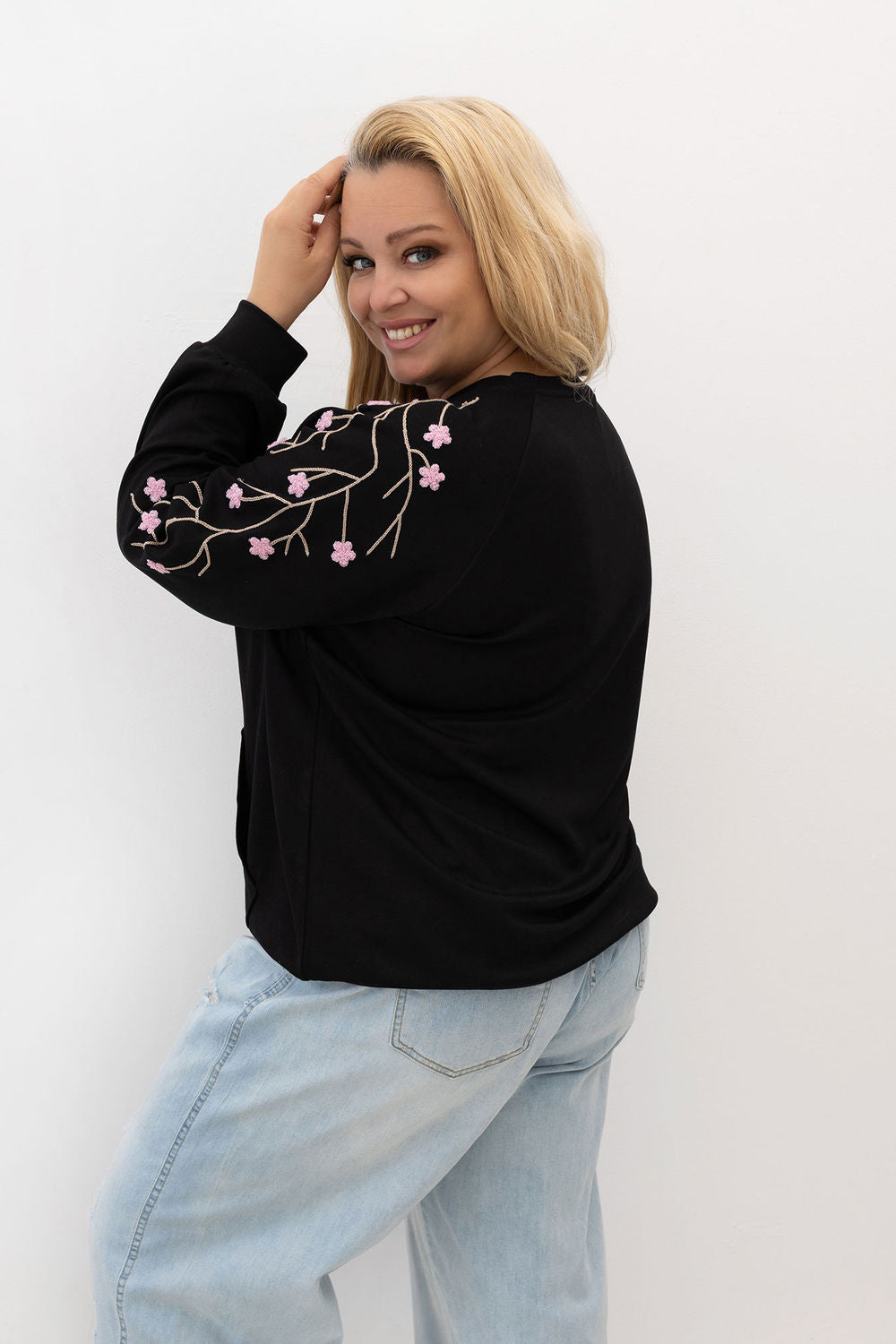 T-shirt femme Relevance Sweatshirt Sweatshirt — noir