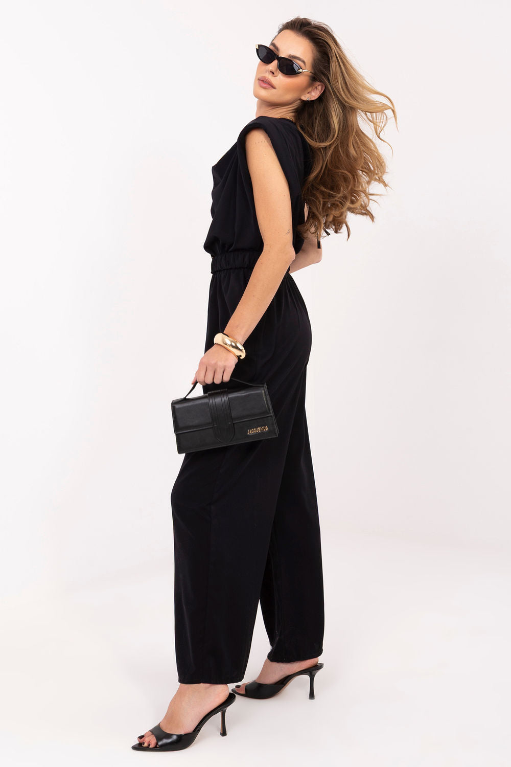 Chaussures à talons femme Italy Moda Combinaison Combinaison — noir