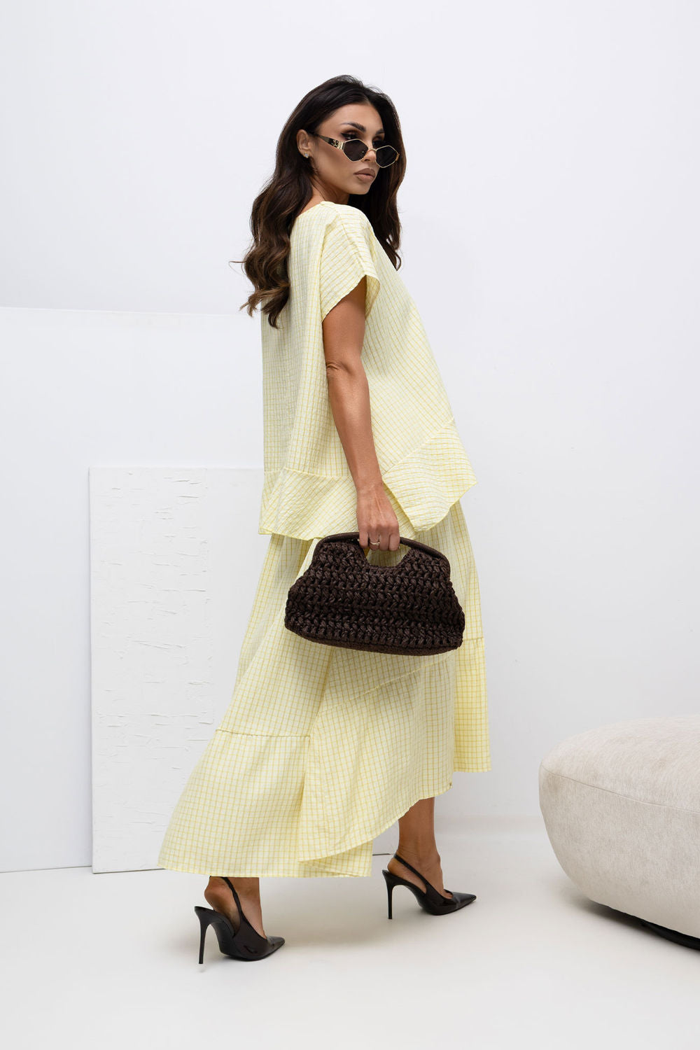 Blouse femme Italy Moda Chemisier Chemisier — jaune