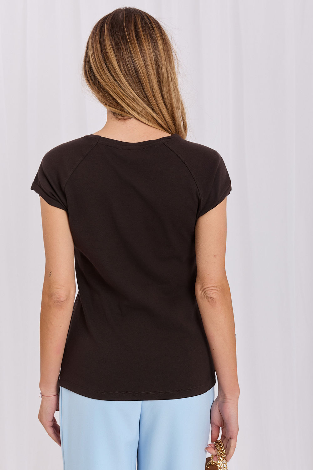 Blouse femme Rue Paris T Shirt T — brun
