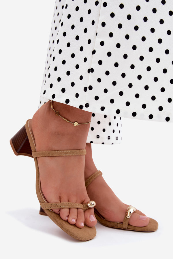 Sandales femme Step in style Des Mules À — beige