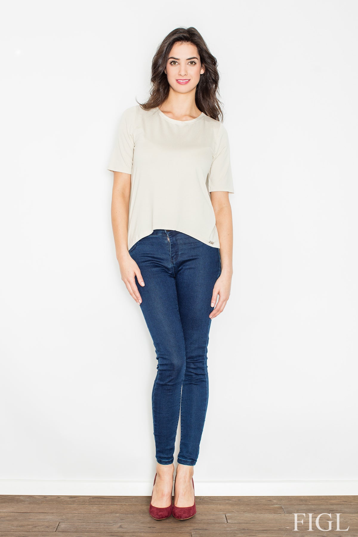 Blouse femme Figl Chemisier Chemisier — beige