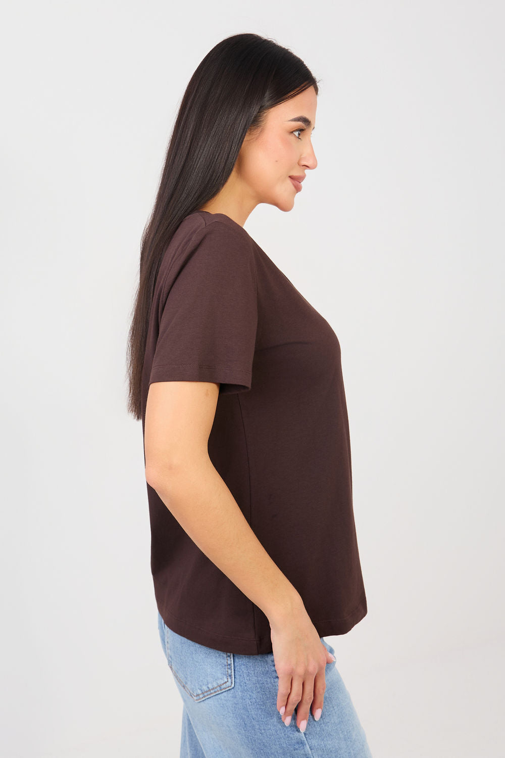Blouse femme Rue Paris T Shirt T — brun
