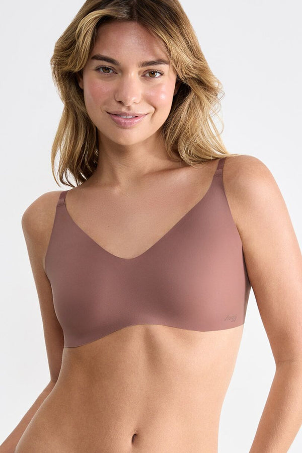 Soutien-gorge semi-soft femme Sloggi Soft Soft — brun
