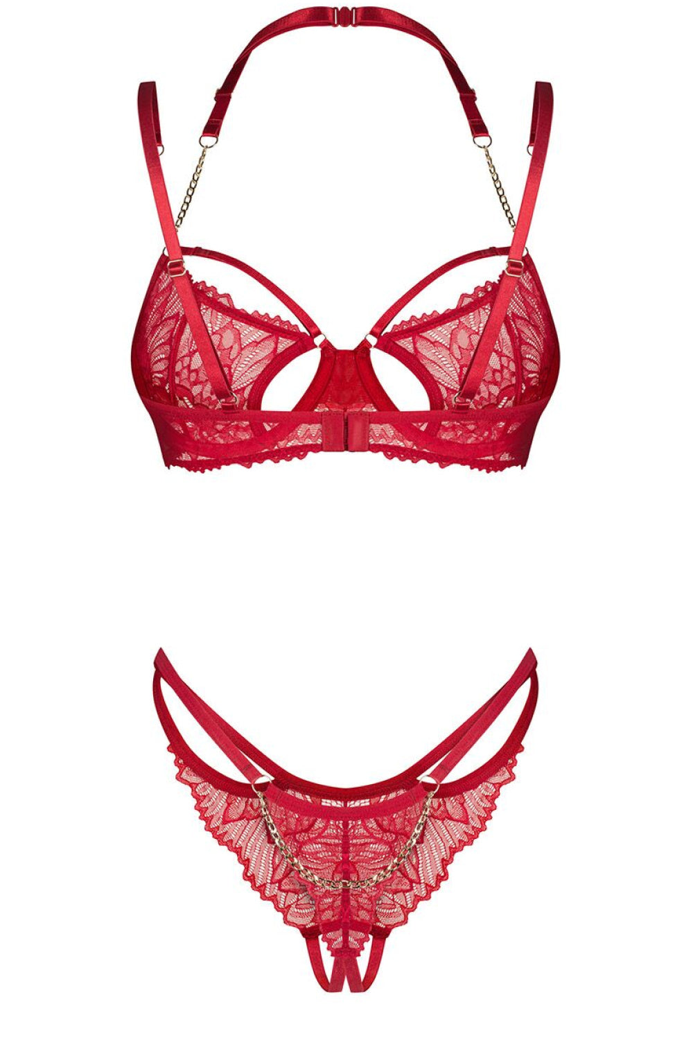 Ensemble lingerie femme Obsessive L Ensemble Sexy — rouge