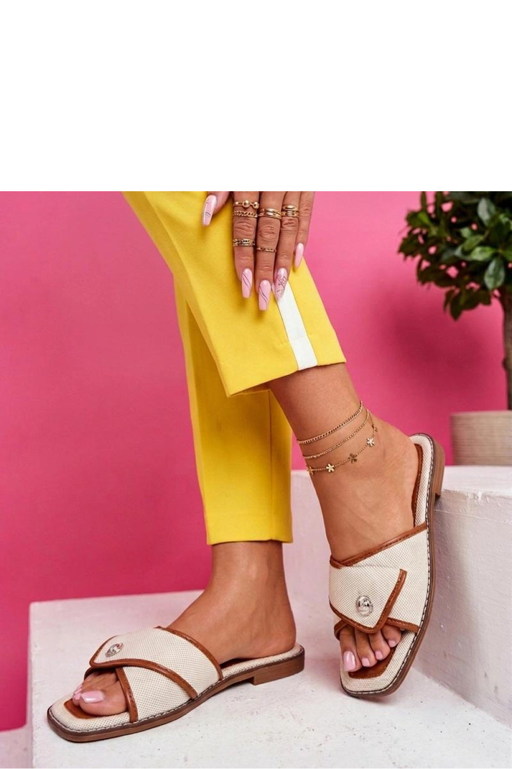 Sandales femme Solea Clacquettes Clacquettes — brun