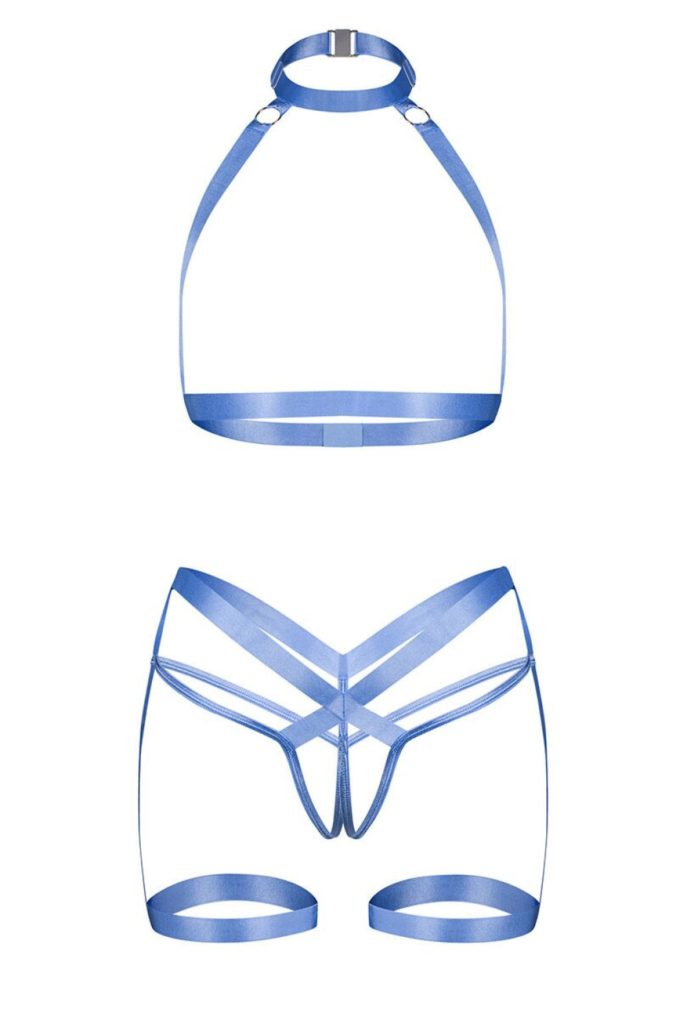 Ensemble lingerie femme Obsessive L Ensemble Sexy — bleu