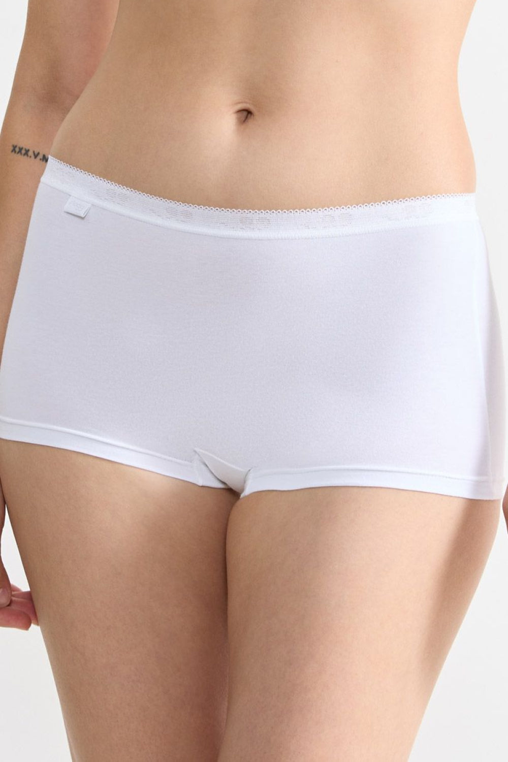 Boxer femme Sloggi Shorts Shorts — blanc