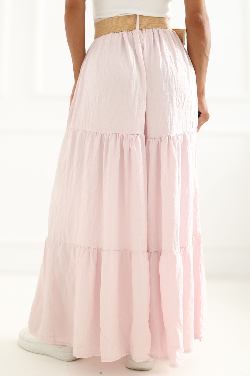 Jupe femme Italy Moda Longue Longue — rosé