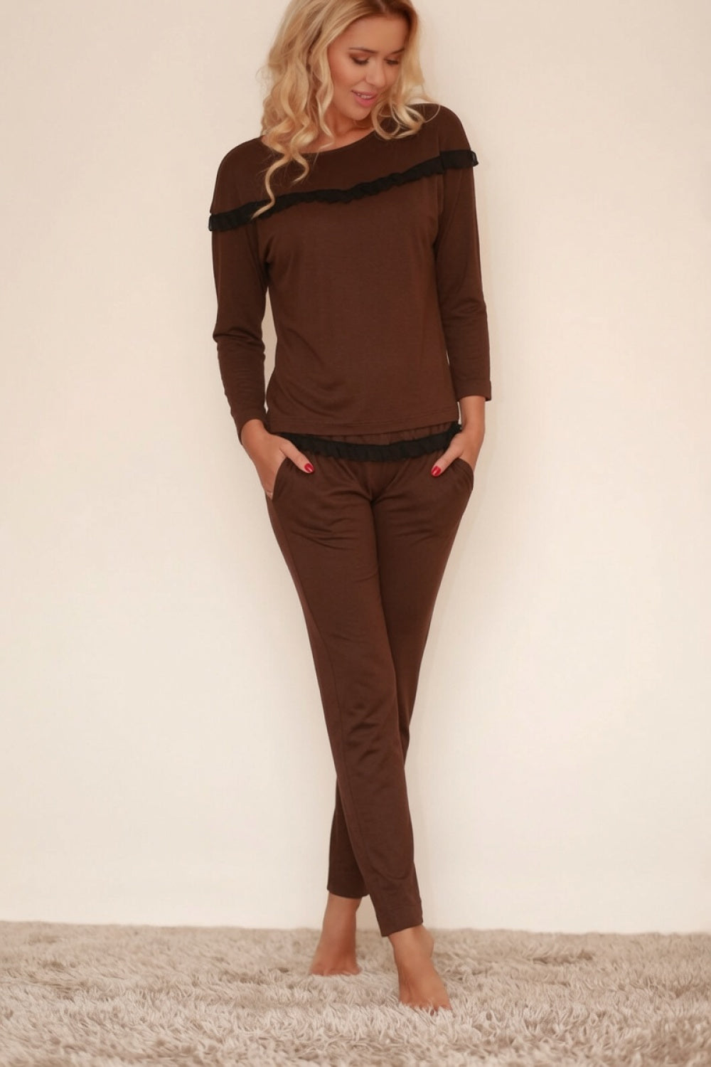 Pyjama femme Kalimo L Ensemble L — brun