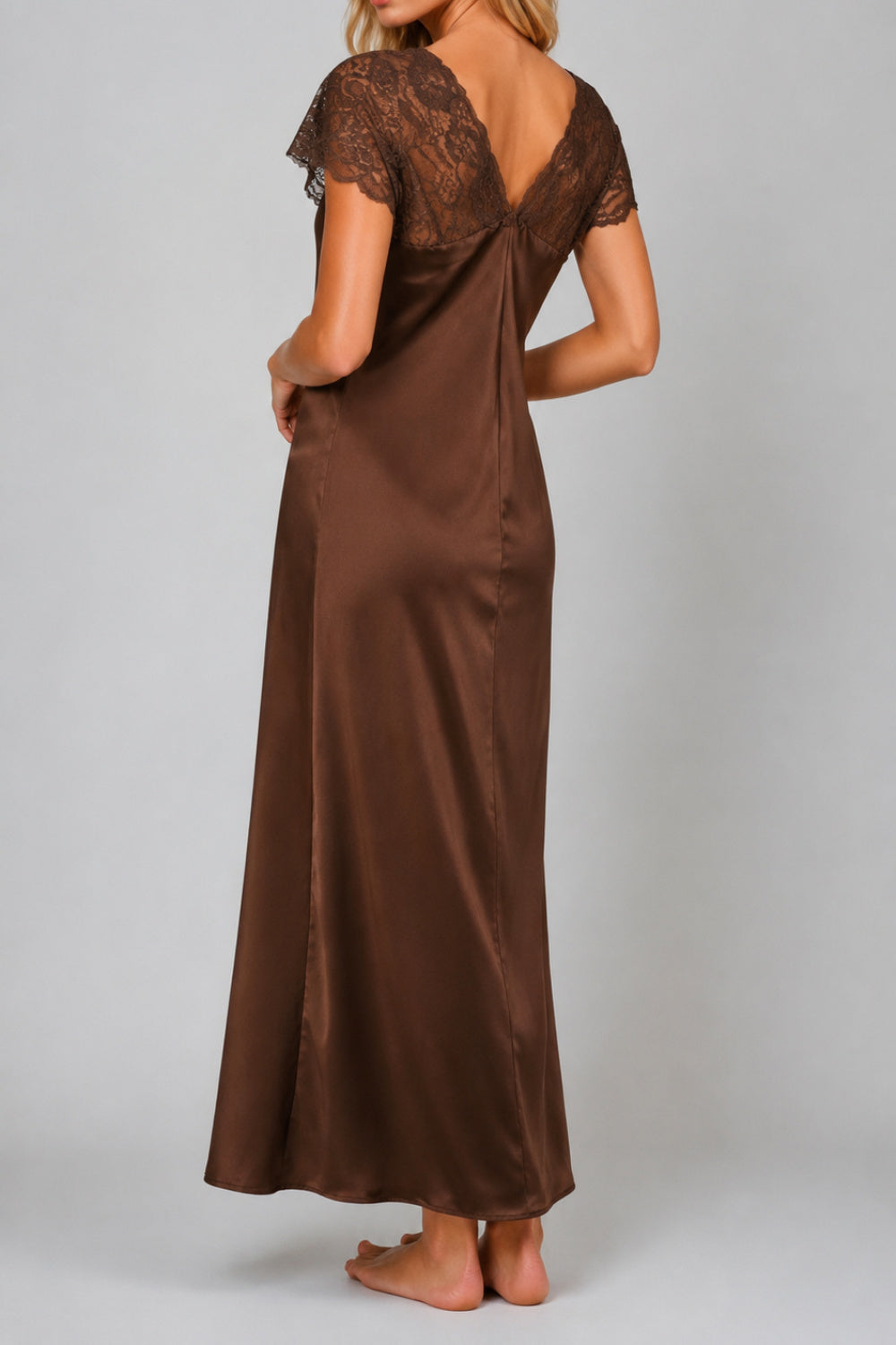 Nuisette femme Kalimo Chemise De Nuit — brun