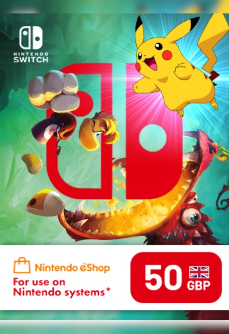 Nintendo eShop Card 50 GBP - Nintendo eShop Key - UNITED KINGDOM
