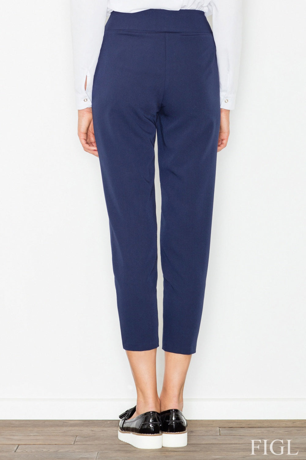 Chaussures à talons femme Figl Pantalon Pantalon — bleu marine