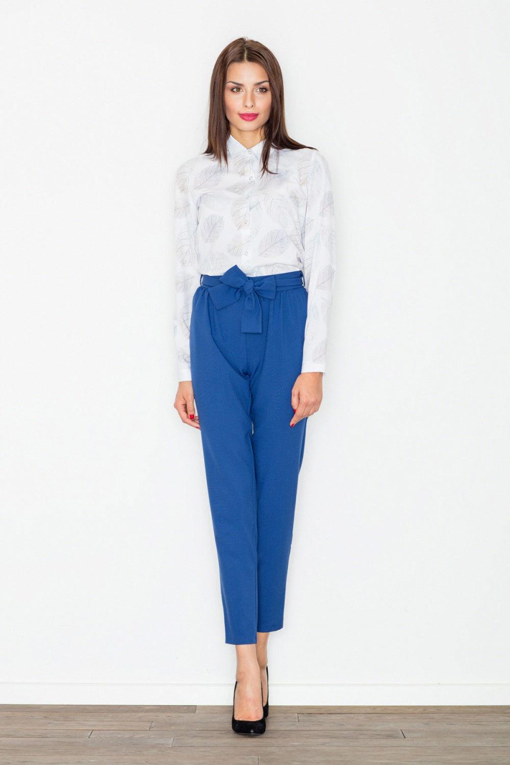 Chaussures à talons femme Figl Pantalon Pantalon — bleu marine