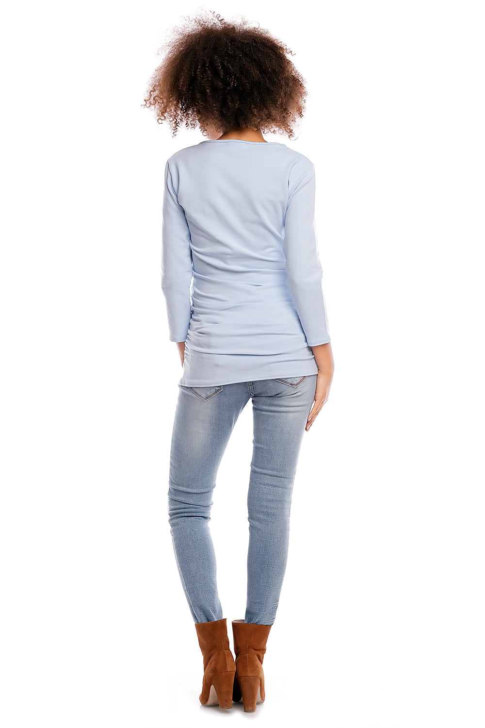 Tunique de grossesse femme PeeKaBoo — bleu