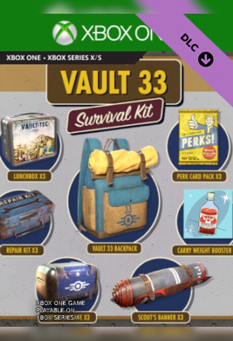 Fallout 76 - Vault 33 Survival Kit (Xbox One) - Xbox Live Key - GLOBAL